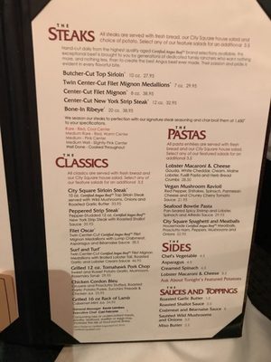Menu photo 5 The City Square Steakhouse Wooster, OH Menu photo 5 The City Square Steakhouse Wooster, OH
