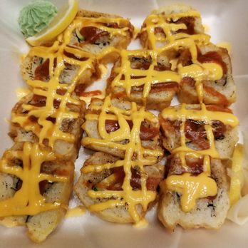 CJ Fusion - AVOID THIS ONE! MEXICAN ROLL WAS LIKE CATFOOD DEEP FRIED IN OILY RICE...YUKKY X10 - Asian Fusion Near Me - Fairfield, California