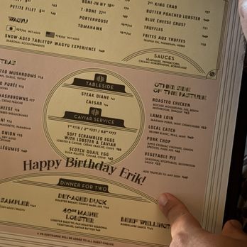 Born & Raised - Custom birthday menu - Steakhouses Near Me - San Diego, California Born & Raised - Custom birthday menu - Steakhouses Near Me - San Diego, California