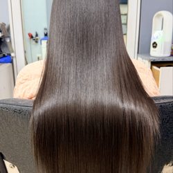 Xinyu Hair Salon - Hair straightening best for frizz hair and curly hair.  More info please text 7188855444.