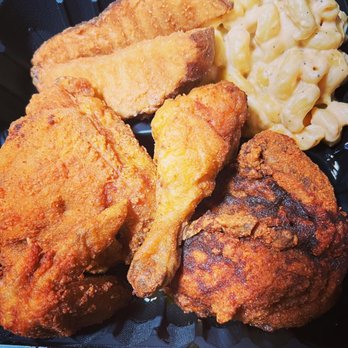 The Crispy Coop - Nashville hot Half Chicken with SM Texas Potatoes and SM Mac - Chicken Wings Near Me - Columbus, Ohio