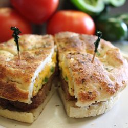 Roma's Pizza - Wow there breakfast sandwiches are amazing and huge more like a meal for two!!