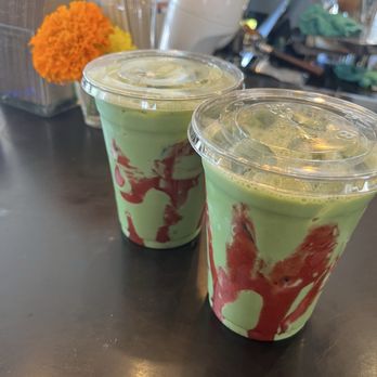Sky Coffee - Strawberry matcha - Coffee & Tea Near Me - Santa Fe, New Mexico