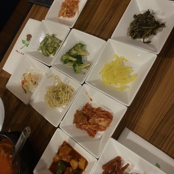 Kim's Korean BBQ Restaurant - Side dishes (banchan) - Korean Near Me - Jacksonville, Florida Kim's Korean BBQ Restaurant - Side dishes (banchan) - Korean Near Me - Jacksonville, Florida