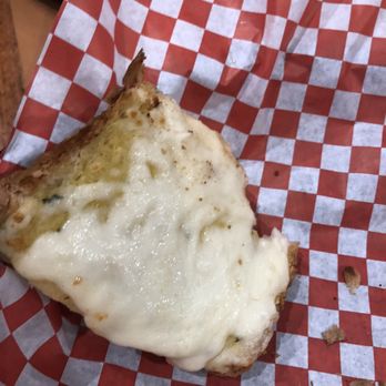 Shakey's Pizza Parlor - 1/3 of the 1/4 loaf of Garlic Bread - Pizza Near Me - Anaheim, California