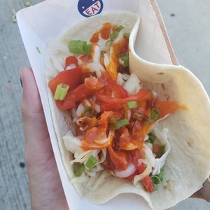 Photo of MOGO Korean Fusion Tacos - Asbury Park, NJ, United States. Shrimo taco. A must get !