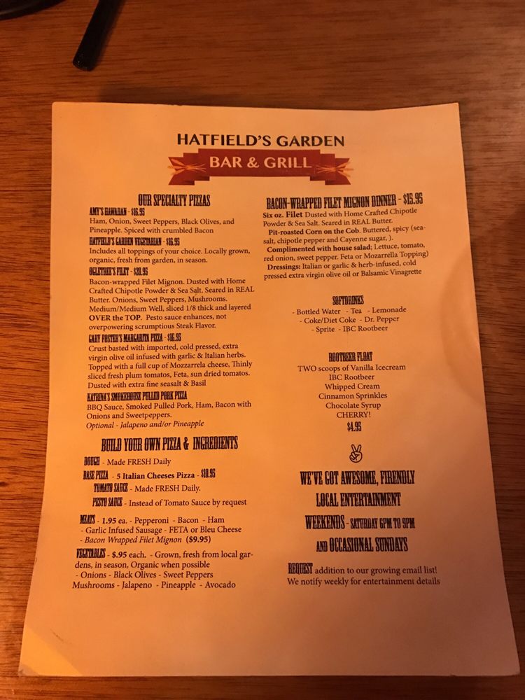Hatfield's Garden Bar & Grill Hatfield's Garden Bar & Grill