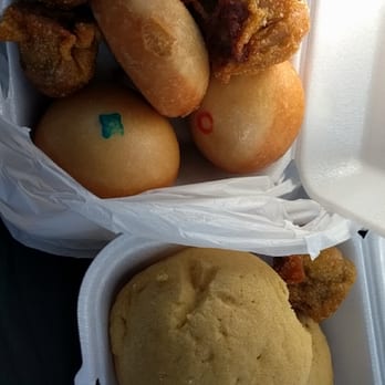 Honolulu Kitchen - Deep fried manapua (crab and cream cheese, kalua pig and pork adobo), fried pork hash and giant cookie - Chinese Near Me - Waipahu, Hawaii Honolulu Kitchen - Deep fried manapua (crab and cream cheese, kalua pig and pork adobo), fried pork hash and giant cookie - Chinese Near Me - Waipahu, Hawaii