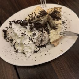 Homemade cheesecake