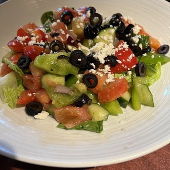 Timberwolf Pizza & Pasta Cafe - Greek salad - Pizza Near Me - Lake Louise, Alberta