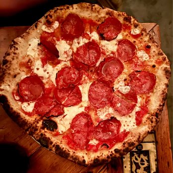 Me and Paul’s - Hellboy - mildly hot with the hot honey - Pizza Near Me - Brooklyn, New York Me and Paul’s - Hellboy - mildly hot with the hot honey - Pizza Near Me - Brooklyn, New York