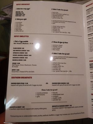 Menu photo 5 The Depot Cafe Frisco, TX Menu photo 5 The Depot Cafe Frisco, TX