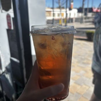 The Modern Tea Room - White champagne raspberry - Coffee & Tea Near Me - Lancaster, California