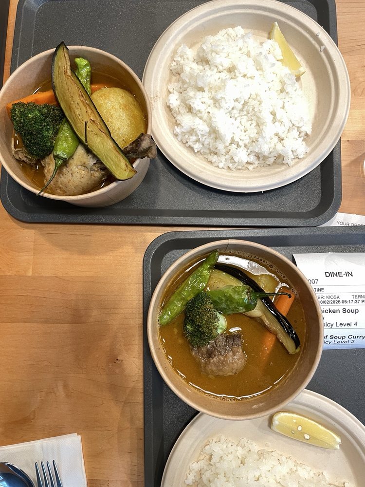 Food from Curry Lab Sapporo