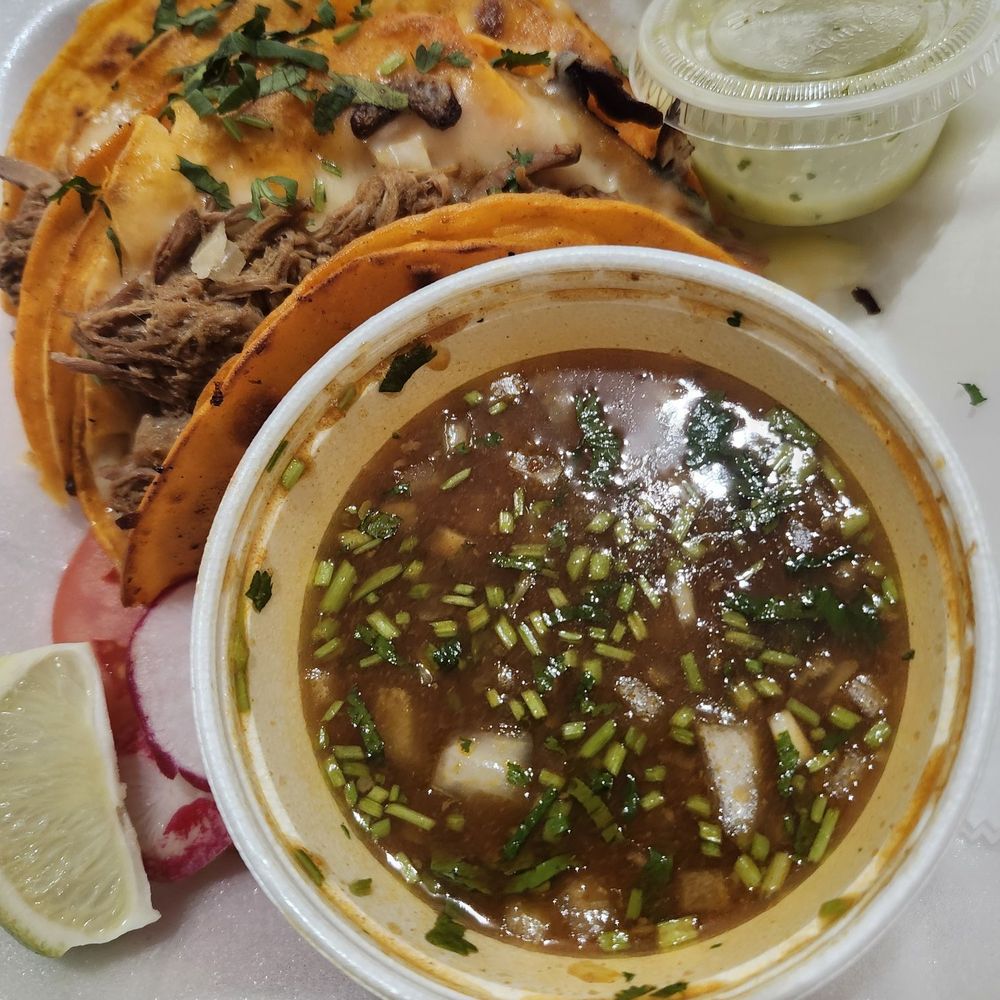 El Tomate Restaurant - Birria tacos with consome'. - Mexican Near Me - Columbus, Ohio El Tomate Restaurant - Birria tacos with consome'. - Mexican Near Me - Columbus, Ohio