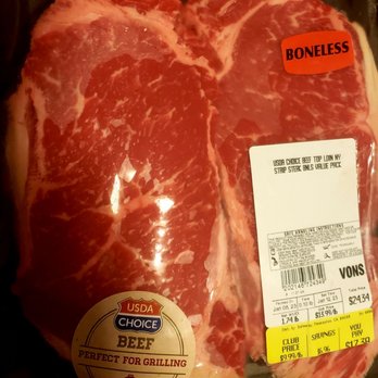 Vons - Stickers cover all the gristle, otherwise looks like a well trimmed cut. - Grocery Near Me - Chula Vista, California
