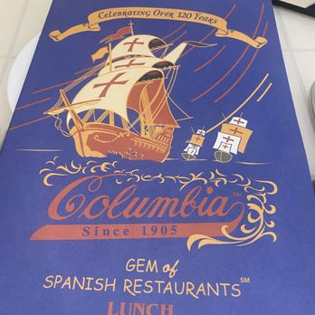 The Columbia - Menu - Spanish Near Me - St Augustine, Florida The Columbia - Menu - Spanish Near Me - St Augustine, Florida