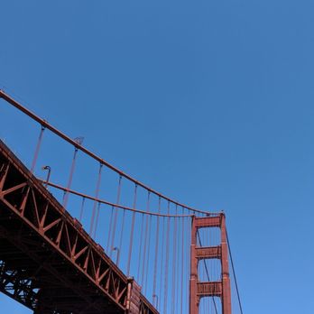 Fort Point - View of the bridge - Landmarks & Historical Buildings Near Me - San Francisco, California