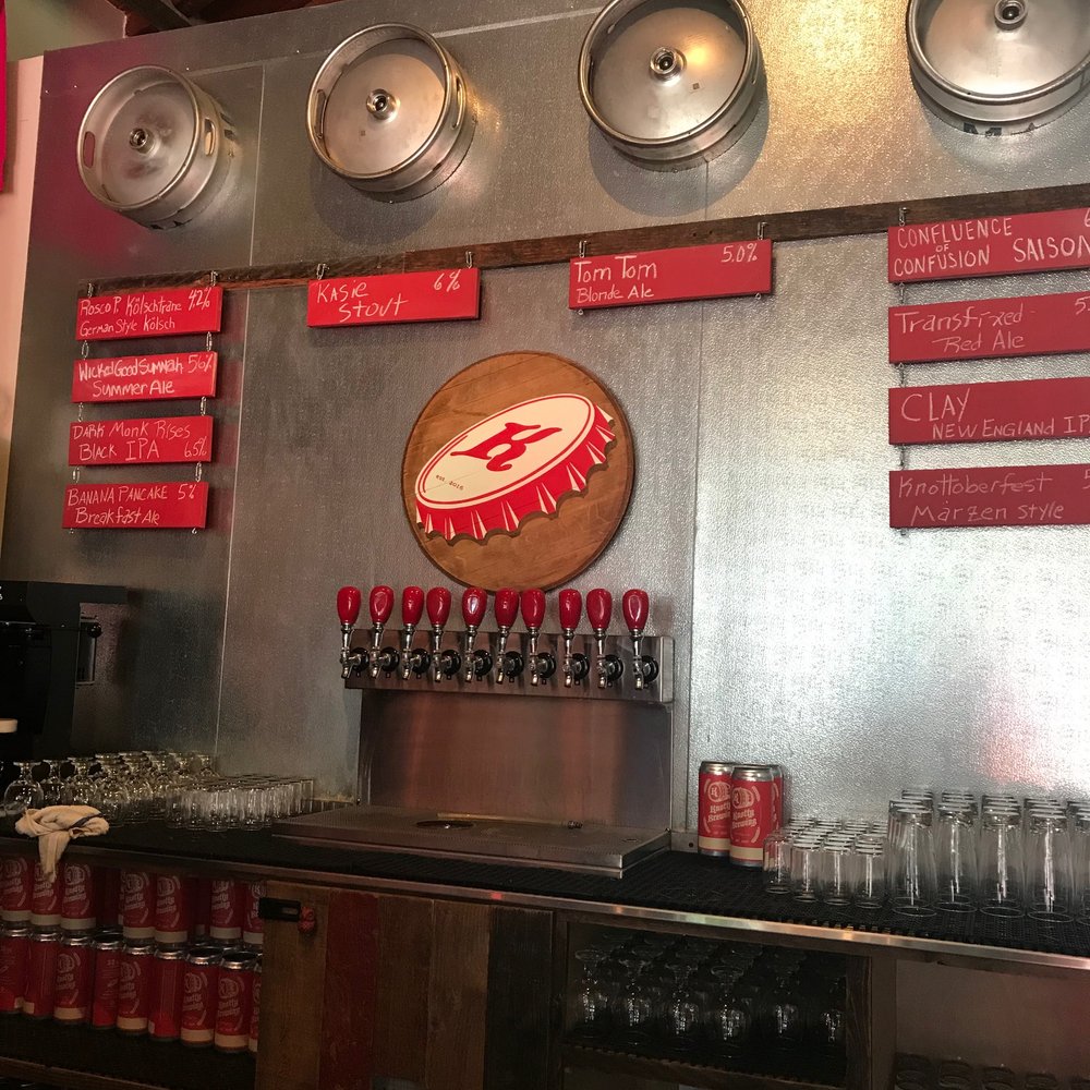 Knotty Brewing Co - The taps! - Breweries Near Me - San Diego, California
