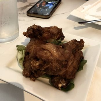 Thaicoon - Dark brown fried chiekn wings - Thai Near Me - Katy, Texas