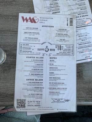 Menu photo 1 Washington Avenue Grill White Rock, BC Menu photo 1 Washington Avenue Grill White Rock, BC