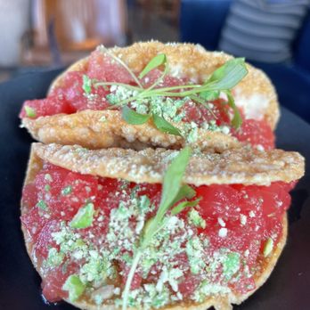 Death & Co - Tacos (watermelon). Best part - Cocktail Bars Near Me - Denver, Colorado