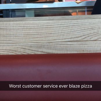 Blaze Pizza - This was the cook all the customer service was horrible especially his very unprofessional - Salad Near Me - Hebron, Kentucky Blaze Pizza - This was the cook all the customer service was horrible especially his very unprofessional - Salad Near Me - Hebron, Kentucky