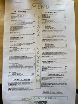 Menu photo 4 Plaza Coyoacan Portland, OR Menu photo 4 Plaza Coyoacan Portland, OR