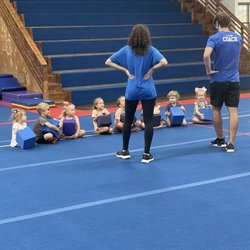 ASI Gymnastics - Both coaches with the kids