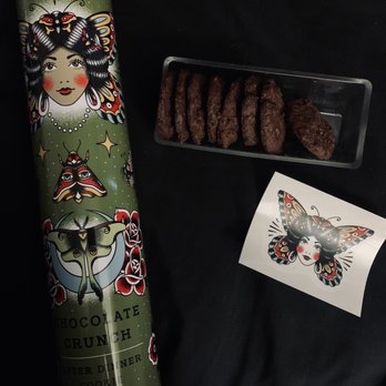 Bite Society - Packaging, chocolate crunch cookie and sticker - Gift Shops Near Me - Seattle, Washington Bite Society - Packaging, chocolate crunch cookie and sticker - Gift Shops Near Me - Seattle, Washington
