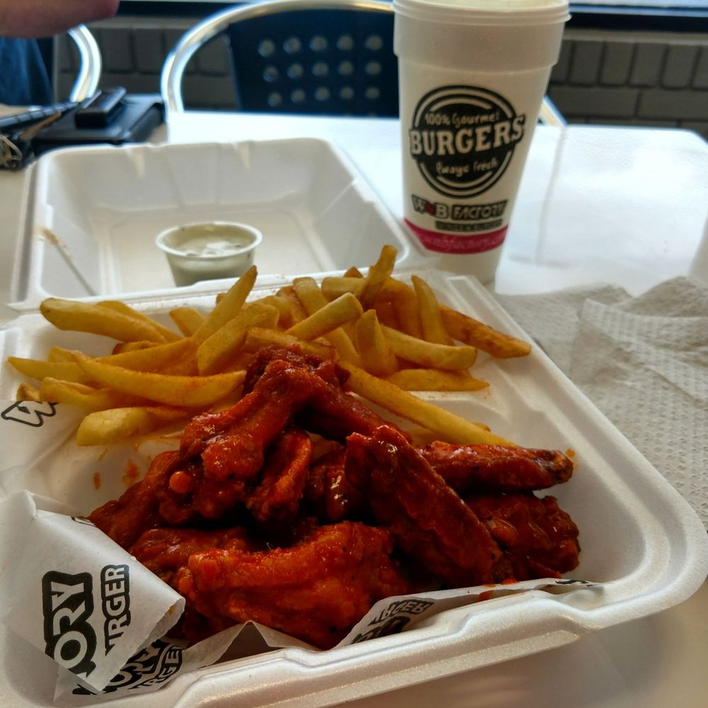 Wings and fries!