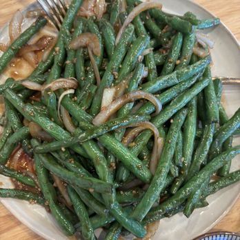 Hidden Dumpling House - Garlic spicy green beans - we ordered them not spicy - Chinese Near Me - Elk Grove, California Hidden Dumpling House - Garlic spicy green beans - we ordered them not spicy - Chinese Near Me - Elk Grove, California