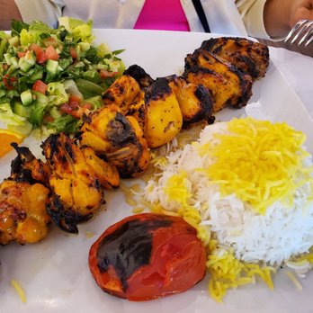 Caspian Restaurant - Chicken with bones! - Mediterranean Near Me - Mountain View, California