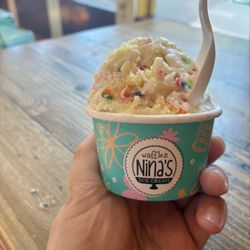 Birthday cake ice cream