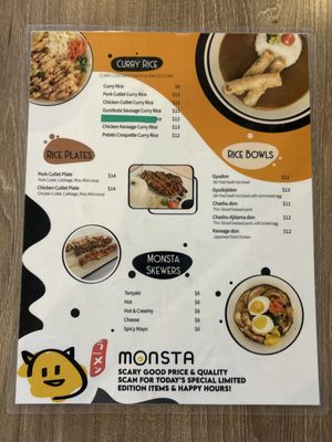 Menu photo 4 Monsta Ramen San Diego, CA