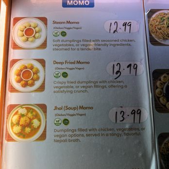 Himalaya’s Momo - Menu - Food Trucks Near Me - Northridge, California