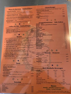Menu photo 8 Mosaic Cafe Dos Tucson, AZ