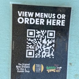 QR code to see menu with prices QR code to see menu with prices