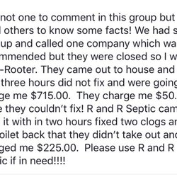 R & R Septic & Sewer Service