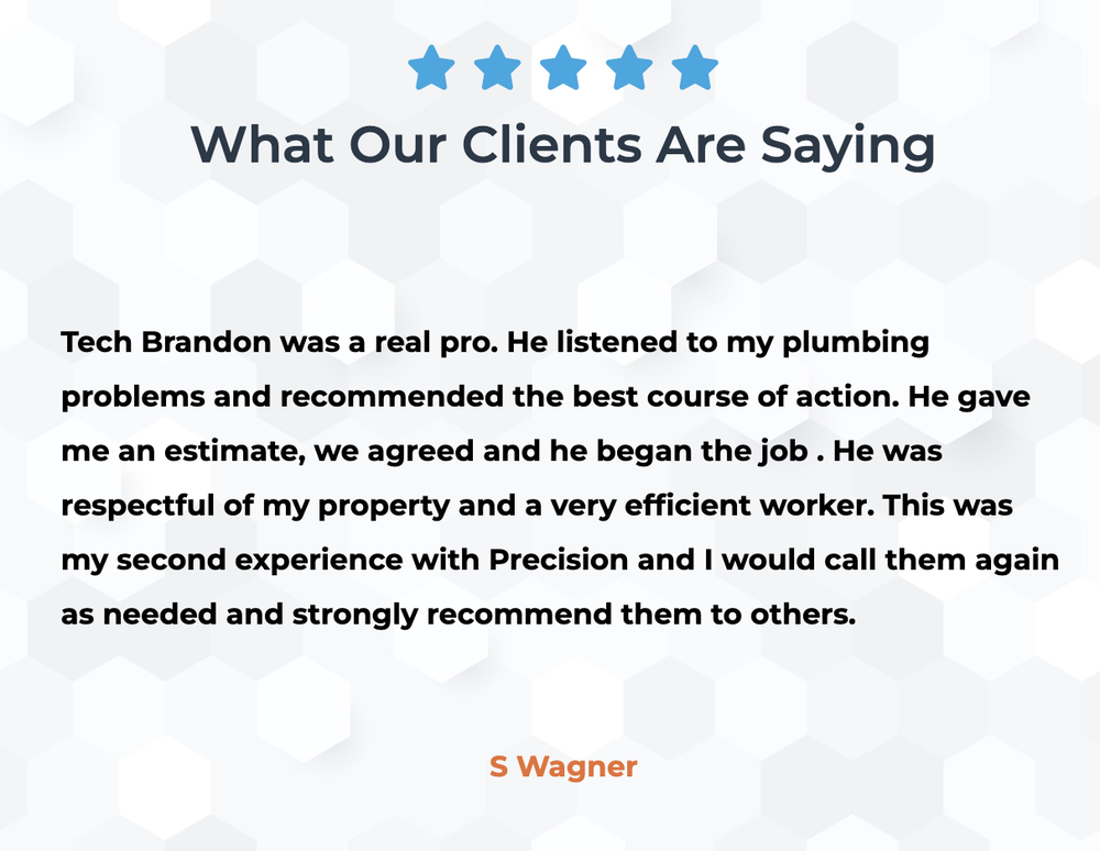 Slide of Precision Today Plumbing Heating Cooling Electrical