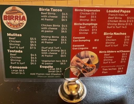 Menu photo 3 Birria LES Brooklyn, NY