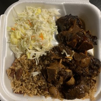 Mr Mack's - 14. Oxtail with Pineapple coleslaw and rice & beans - Caribbean Near Me - West Palm Beach, Florida Mr Mack's - 14. Oxtail with Pineapple coleslaw and rice & beans - Caribbean Near Me - West Palm Beach, Florida