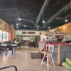 67 Gas and Grill - Inside 67 Gas & Grill. Fresh watermelon!