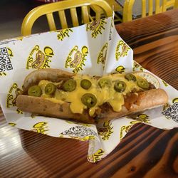 Chiddy’s Cheesesteaks - Farmingdale - Introducing The Double Play  Dog. Originated at Citifield. It's now available at all Chidy's locations. Amazing