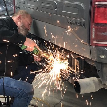 Chassis By Zach - CBZ employee welding on a pickup truck - Auto Repair Near Me - Fredericksburg, Texas Chassis By Zach - CBZ employee welding on a pickup truck - Auto Repair Near Me - Fredericksburg, Texas