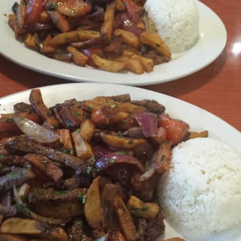 Sol Inka - Lomo Saltado. $12 and change. Delicious! - Peruvian Near Me - La Mirada, California