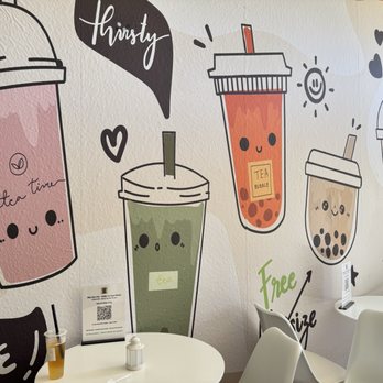 Tea-Rek'z - Simple and cute interior design. - Bubble Tea Near Me - Fremont, California Tea-Rek'z - Simple and cute interior design. - Bubble Tea Near Me - Fremont, California