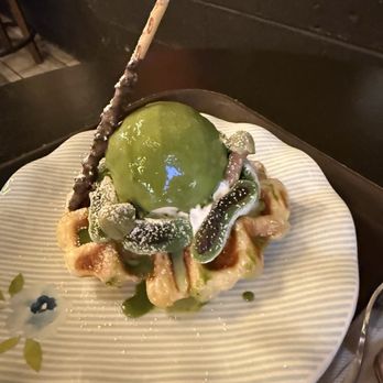 Cafe 104 - Matcha ice cream croffle - Breakfast & Brunch Near Me - Duluth, Georgia