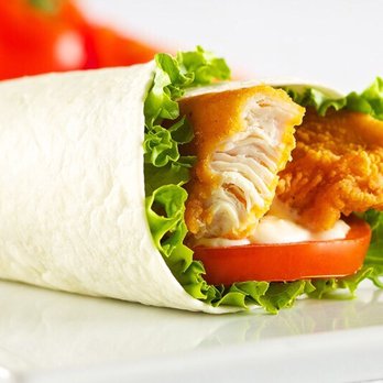 Fritou Loretteville - a chicken and lettuce wrap - Burgers Near Me - Quebec City, Quebec Fritou Loretteville - a chicken and lettuce wrap - Burgers Near Me - Quebec City, Quebec