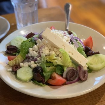 Nick's Pizza - Single sized Greek salad - Italian Near Me - New York, New York Nick's Pizza - Single sized Greek salad - Italian Near Me - New York, New York